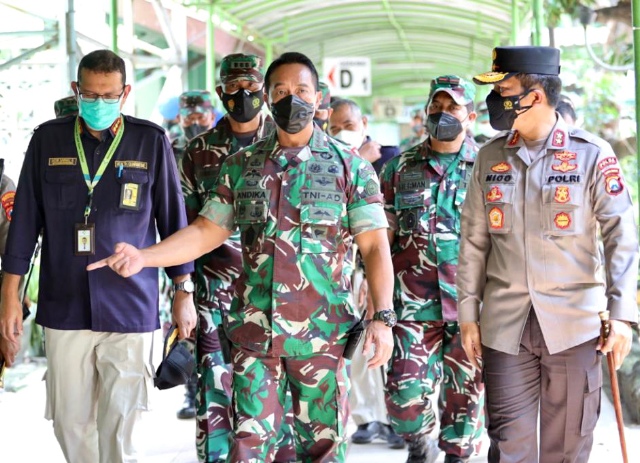 Panglima TNI Laksanakan Pengecekan Tempat Karantina PPLN di Jatim