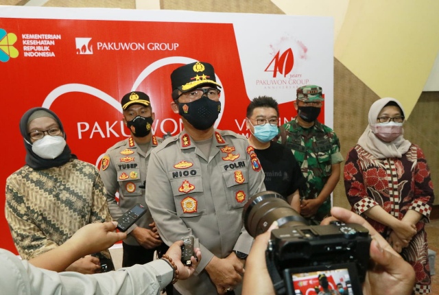 Polda Jatim Siapkan 24.110 Dosis Vaksin untuk Masyarakat Jatim
