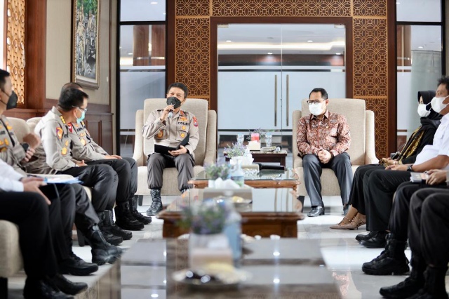 Jalin Sinergitas, Kapolda Jatim Terima Audiensi Wakil Ketua BPK RI