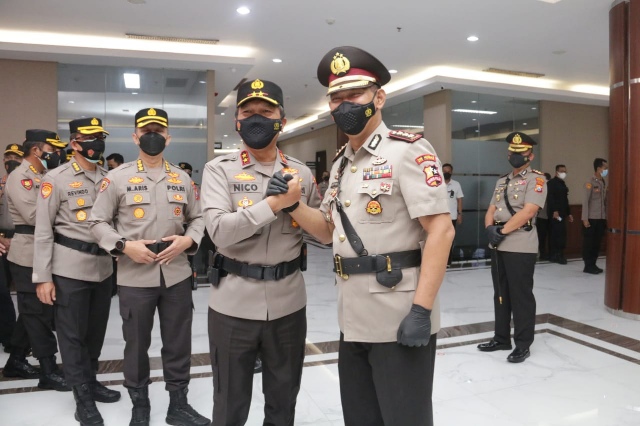 Empat PJU Polda Jatim dan Empat Kapolres Pindah Tugas