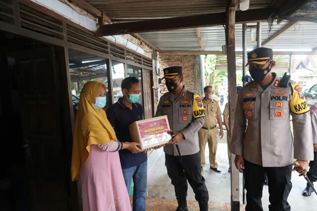 Dua Kapolres di Madiun Perhatian Terhadap Balita Kelainan Jantung