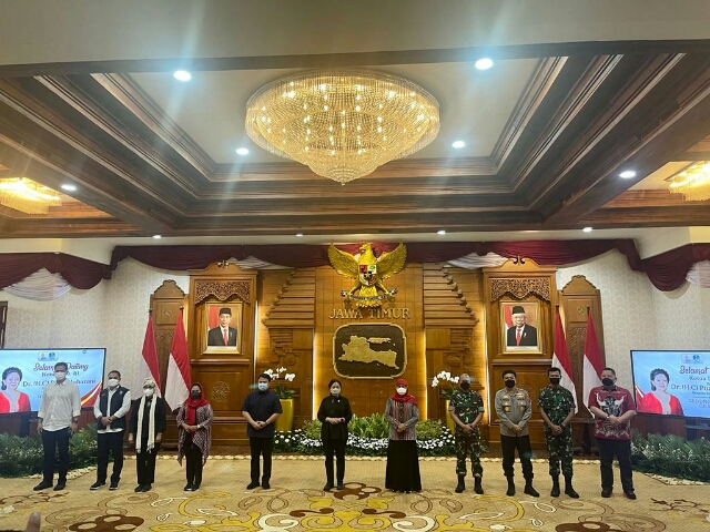 Ketua DPR RI Kunker di Jatim Dengan Didampingi Forkopimda Jatim
