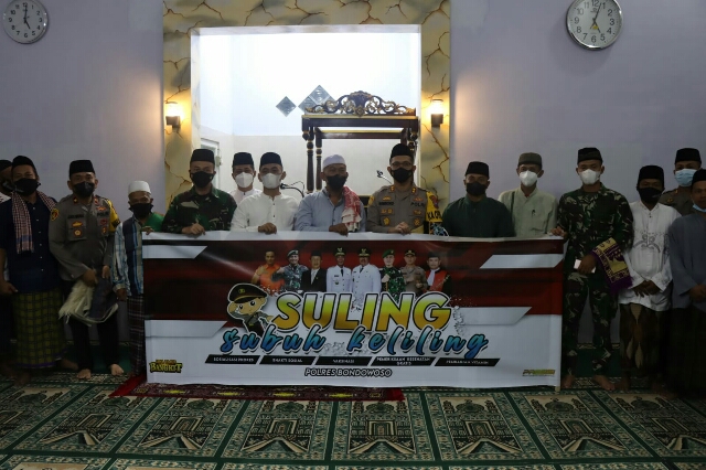 Kapolres Bondowoso dan Dandim Gelar Vaksinasi Kejar Herd Immunity, Dalam Program SULING