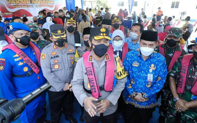 Vaksinasi Presisi Komunitas Masyarakat Pesisir dan Nelayan, Forkopimda Jatim Lakukan Pengecekan