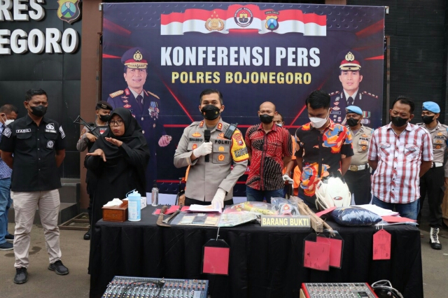 3 Tersangka Pelaku Perampokan Berhasil Diamankan Satreskrim Polres Bojonegoro