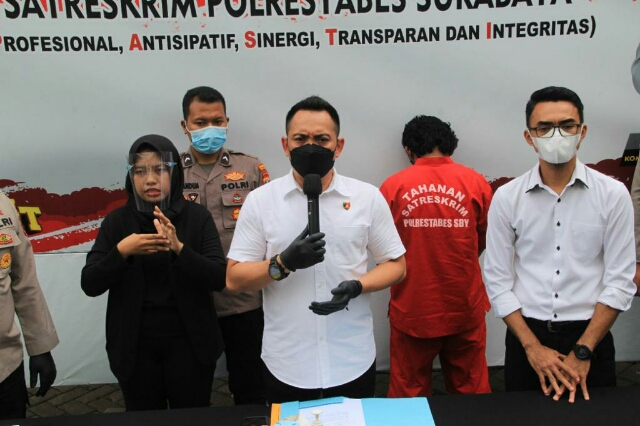 Pelaku Curanmor Ditangkap Satreskrim Polrestabes Surabaya Kurang dari 24 Jam