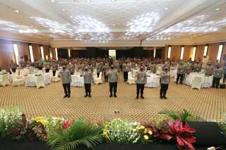 Dibuka Secara Langsung Oleh Wakapolda Jatim, Pusdokkes Polri Menggelar Rakernis T.A 2022 di Kota Surabaya