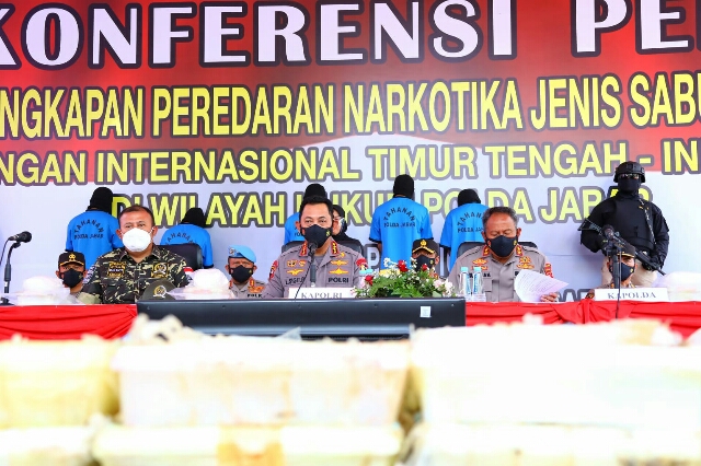 Kapolri: Kita Jaga Program Pemerintah Wujudkan SDM Unggul dalam Ungkap Sabu 1,196 Ton