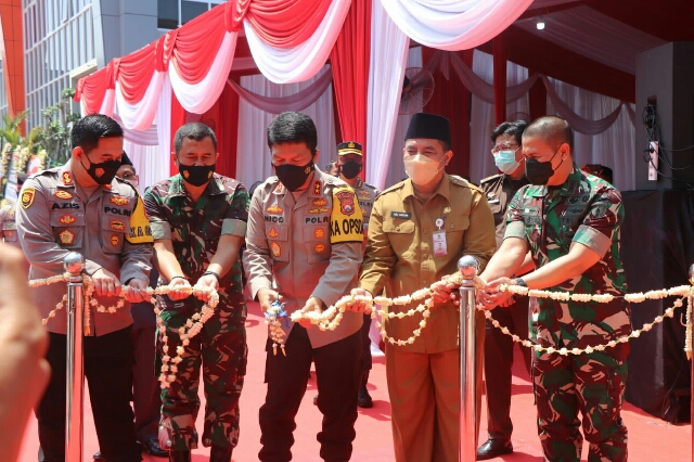 Masjid, Gedung Aula dan Rumah Tahanan Polres Gresik Diresmikan Kapolda Jatim