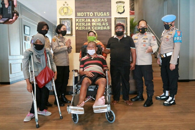 Polresta Malang Kota Peduli Disabilitas, dengan Melaksanakan Program Makota Sigap
