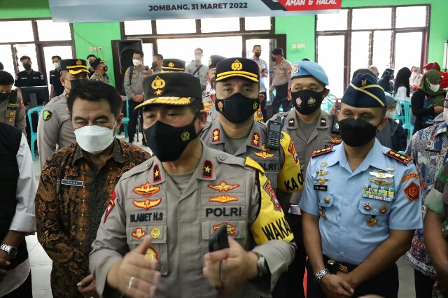 Vaksinasi yang Tersebar di 78 Titik Gerai Vaksinasi, Polda Jatim Mempersiapkan 37.605 Dosis