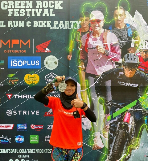 Srikandi Gegana Jatim Raih Juara 2 Kategori Putri Dalam Ajang Green Rock Festival Trail Run 10K