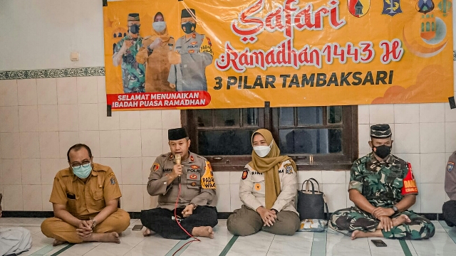 3 Pilar Kecamatan Tambaksari Laksanakan Safari Ramadhan dengan Tokoh Masyarakat, dan Tokoh Agama di Masjid Nur Hidayatul Islam