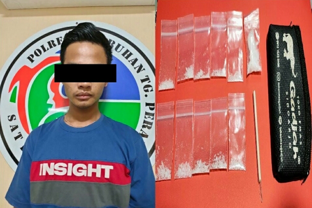 Pemuda Pengedar Sabu Diringkus Satresnarkoba Polres Pelabuhan Tanjung Perak