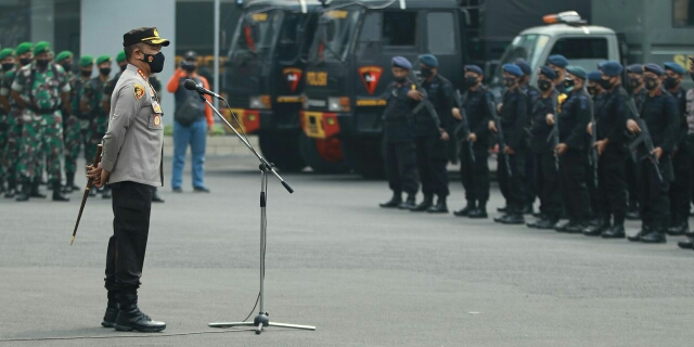 Kapolrestabes Surabaya : 4000 Pasukan Kami Siagakan Antisipasi Aksi, agar Surabaya pada 11 April 2022 Relatif Kondusif