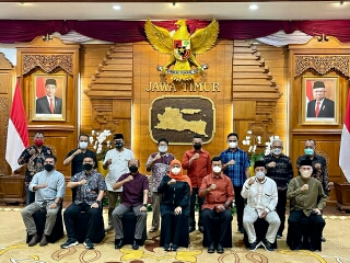 Forkopimda Jatim Gelar Pertemuan dengan SPSI Jatim, Dalam Memberikan Silaturahmi 