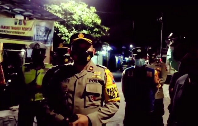 Sinergitas 3 Pilar Kecamatan Wonocolo Dalam Patroli Keliling Ramadhan di Kelurahan Sidosermo