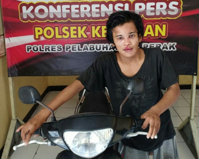 Kepergok Mencuri Sepeda Motor, Pemuda Asal Bulak Banteng Digebuki Massa