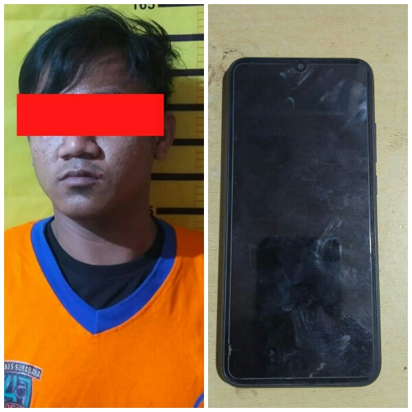 DPO Pelaku Perampasan HP di Taman Paliatif Diringkus Anggota Unit Reskrim Polsek Tambaksari