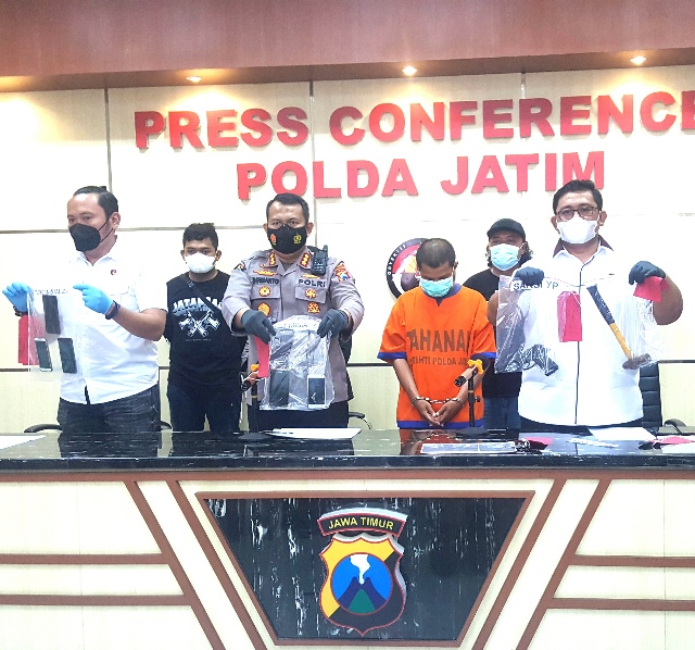 Polda Jatim Bekuk Pembunuh Mahasiswa FKUB Malang