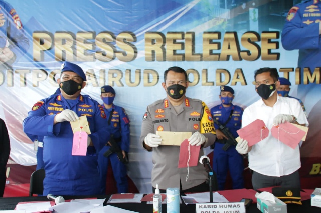 Ditpolairud Bekuk Pengedar Narkoba Jaringan Jawa-Bali