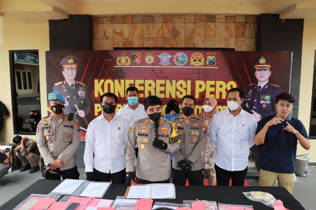 Polres Mojokerto Kota Berhasil Gagalkan Peredaran Telur Busuk