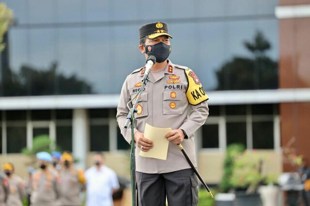 Apel Pengamanan Malam Takbir, Dipimpin Langsung Kapolda Jatim