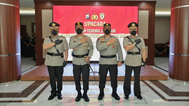 Upacara Sertijab Kapolresta Banyuwangi dipimpin langsung Kapolda Jatim