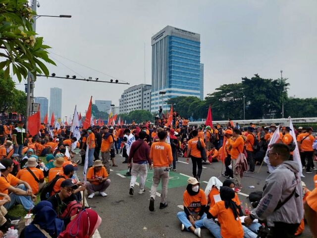 Mayday Fiesta di GBK Berjalan Lancar, Dalam Buruh Apresiasi Polri 