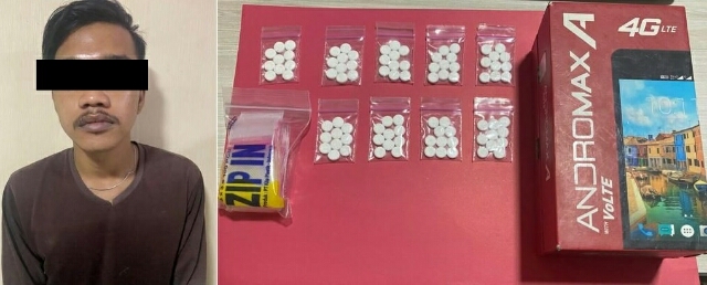 Seorang Pengedar Pil Koplo Jenis Double “L” Dijebloskan Tahanan