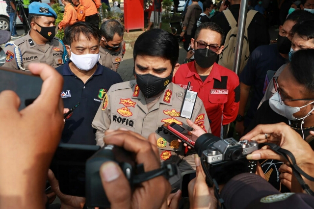 Terkait Laka Tol Sumo, Kapolresta Mojokerto : “Kami mengedepankan sisi Kemanusiaan…..”