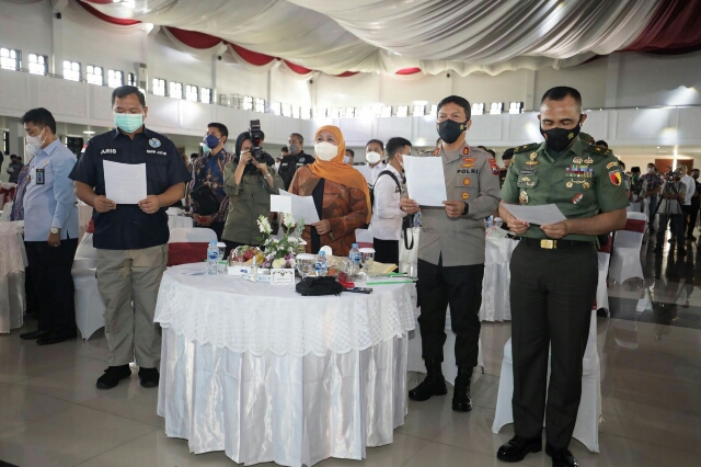 Deklarasi Madura Produktif Tanpa Narkoba, Dihadiri Forkopimda Jatim