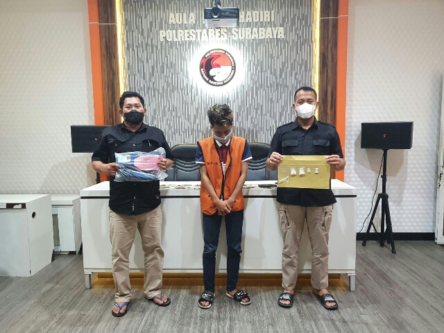 Pengedar Sabu-Sabu Diringkus Anggota Satresnarkoba Polrestabes Surabaya