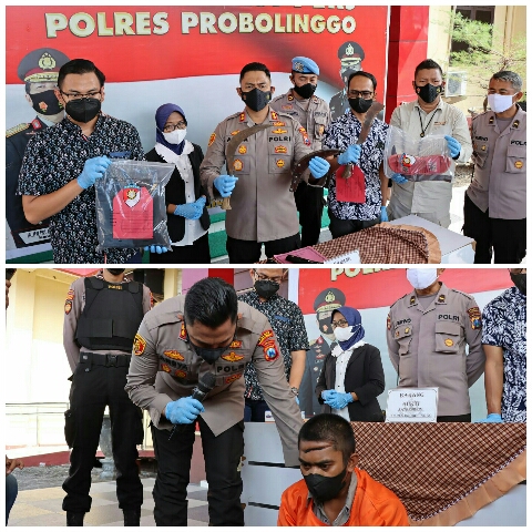Ungkap Kasus pembunuhan Berkat Program Halo Pak Kapolres, Berhasil dilakukan Polres Probolinggo
