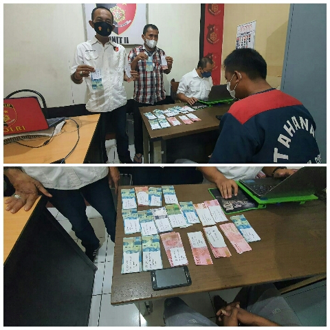 Anggota Unit Reskrim Polsek Gubeng Tangkap Pelaku Peredaran Uang Palsu Melalui Kiriman Ekspedisi