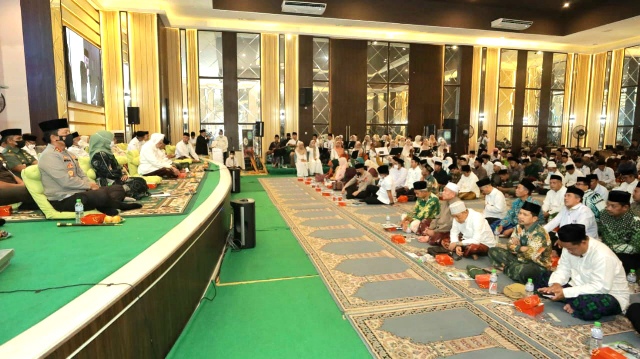 Forkopimda Jatim Hadiri Silaturahmi dan Halalbihalal PWNU Jatim