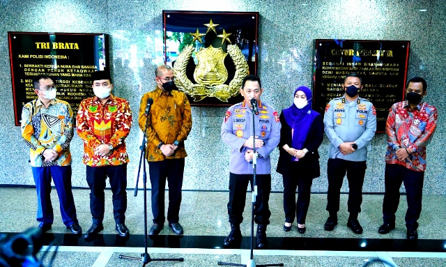 Terima Audiensi KPU, Kapolri Komitmen Amankan Pelaksanaan Pemilu 2024