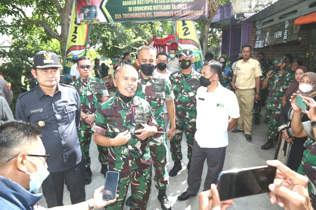 Melalui Vidcon Pangdam V Brawijaya, Kodim 0812 Lamongan Ikuti Launching RUTILAHU