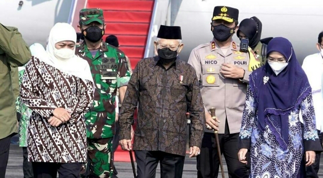 Wapres RI Kunker di Dua Pesantren Jatim, Didampingi oleh Forkopimda Jatim