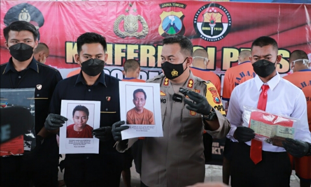Lima Orang Spesialis Pencuri Mobil, berhasil Ditangkap Anggota Polres Kediri