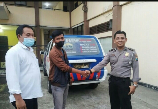 Pembentakan Seorang Anggota Lalu Lintas Polsek Kenjeran Terhadap Seorang Jurnalis Berujung Damai