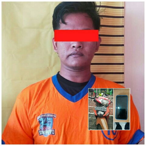 DPO Tersangka Pencurian Sepeda Motor Ditangkap Unit Reskrim Polsek Tambaksari Polrestabes Surabaya