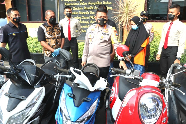 Beraksi di 9 TKP, Pelaku Penggelapan Motor Diamankan Polisi