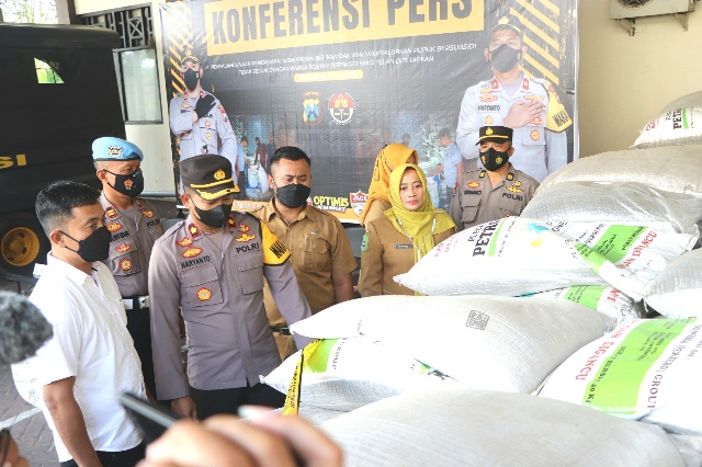 Polres Trenggalek Ungkap Penjualan Pupuk Bersubsidi Diatas HET