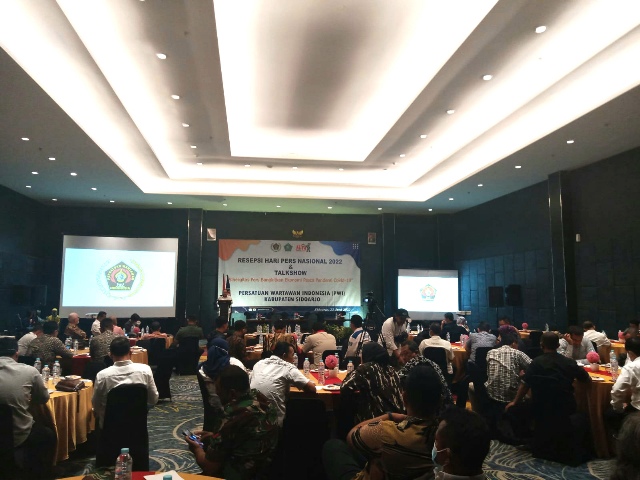 PWI Sidoarjo Gelar Resepsi dan Talkshow HPN 2022