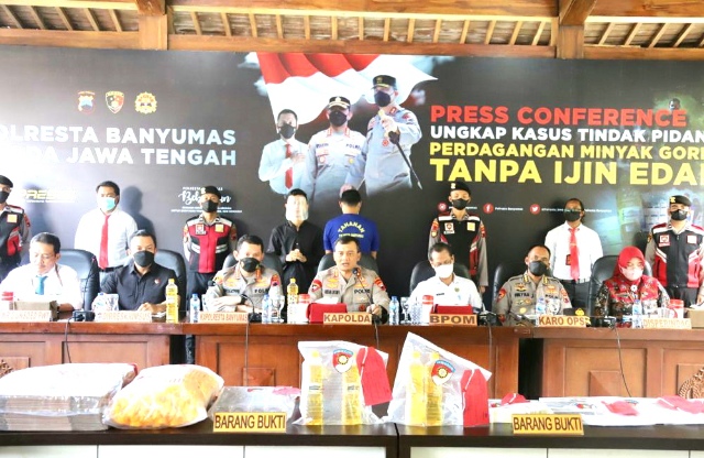 Polda Jateng Ungkap Peredaran Minyak Goreng Kemasan Tanpa Ijin Edar