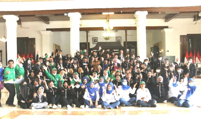 Wabup Subandi Melepas 166 Atlit KORMI Sidoarjo