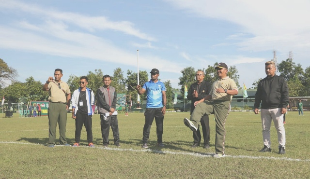 Kasdim 0816/Sidoarjo Buka Liga Santri Piala Kasad Tahun 2022