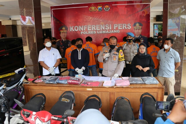 Polres Lumajang Berhasil Menangkap Komplotan Curanmor yang Kerap Meresahkan Masyarakat