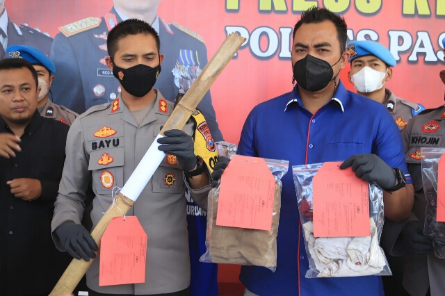Pelaku Pembunuhan di Lumbang, Berhasil Ditangkap Polres Pasuruan